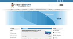 Desktop Screenshot of comune.paceco.tp.it